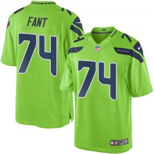 Jerseys Factory Cheap Nike Seahawks #74 George Fant Green Men's