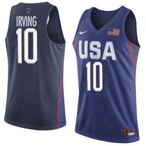 Jerseys Factory Cheap Nike Team USA #10 Kyrie Irving Navy Blue 2