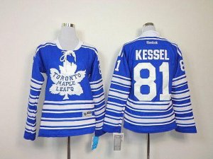 Jerseys Factory Cheap Maple Leafs #81 Phil Kessel Blue 2014 Wint