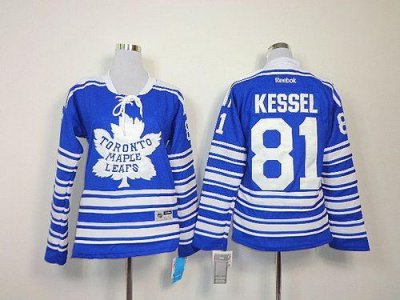Jerseys Factory Cheap Maple Leafs #81 Phil Kessel Blue 2014 Wint