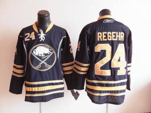 Jerseys Factory Cheap Sabres #24 Robyn Regehr Navy Blue Embroide