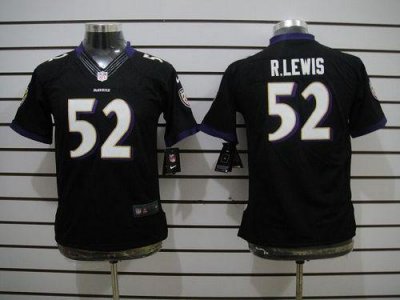 Jerseys Factory Cheap Nike Ravens #52 Ray Lewis Black Alternate