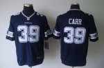 Jerseys Factory Cheap Nike Cowboys #39 Brandon Carr Navy Blue Te