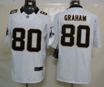Jerseys Factory Cheap Nike Saints #80 Jimmy Graham White Men's E
