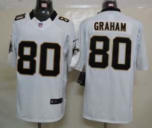 Jerseys Factory Cheap Nike Saints #80 Jimmy Graham White Men's E