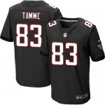 Jerseys Factory Cheap Nike Falcons #83 Jacob Tamme Black Alterna