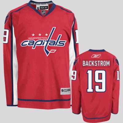 Jerseys Factory Cheap Capitals #19 Nicklas Backstrom Embroidered