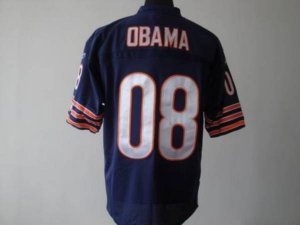 Jerseys Factory Cheap Bears #8 President Obama Blue Stitched NFL