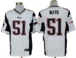 Jerseys Factory Cheap Nike Patriots #51 Jerod Mayo White Men's E