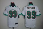 Jerseys Factory Cheap Nike Dolphins #99 Jason Taylor White Men's