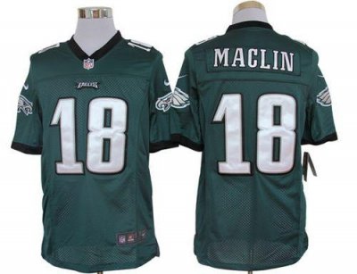 Jerseys Factory Cheap Nike Eagles #18 Jeremy Maclin Midnight Gre