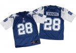 Jerseys Factory Cheap Nike Cowboys #28 Darren Woodson Navy Blue/