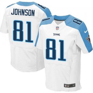 Jerseys Factory Cheap Nike Titans #81 Andre Johnson White Men's