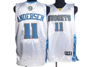 Jerseys Factory Cheap Nuggets #11 Chris Andersen Embroidered Whi
