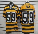 Jerseys Factory Cheap Nike Steelers #59 Jack Ham Yellow/Black Al