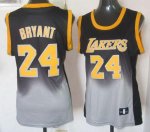 Jerseys Factory Cheap Lakers #24 Kobe Bryant Black/Grey Women's