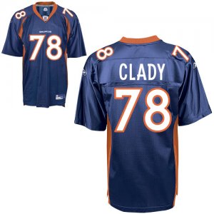 Jerseys Factory Cheap Broncos #78 Ryan Clady Blue Stitched NFL J
