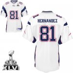 Jerseys Factory Cheap Patriots #81 Randy Moss White Super Bowl X