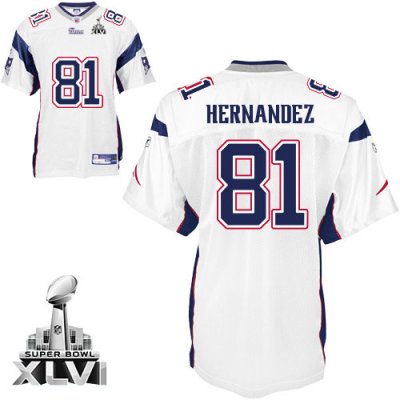 Jerseys Factory Cheap Patriots #81 Randy Moss White Super Bowl X