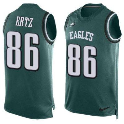 Jerseys Factory Cheap Nike Eagles #86 Zach Ertz Midnight Green T