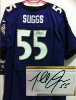 Jerseys Factory Cheap Nike Ravens #55 Terrell Suggs Purple Team