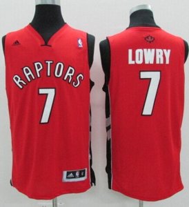 Jerseys Factory Cheap Revolution 30 Raptors #7 Kyle Lowry Red St