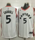 Jerseys Factory Cheap Raptors #5 DeMarre Carroll White Stitched