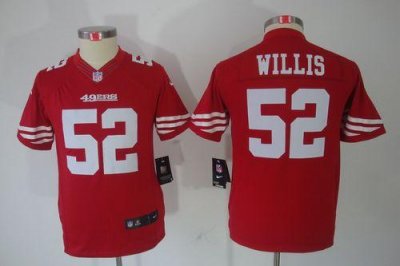 Jerseys Factory Cheap Nike 49ers #52 Patrick Willis Red Team Col