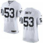 Jerseys Factory Cheap Nike Raiders #53 Malcolm Smith White Men's