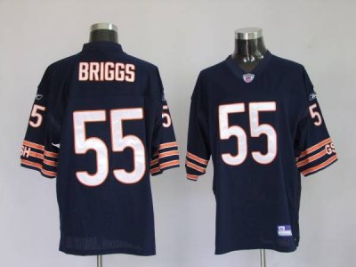 Jerseys Factory Cheap Bears #55 Lance Briggs Blue Stitched NFL J