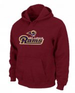 Jerseys Factory Cheap St.Louis Rams Authentic Logo Pullover Hood