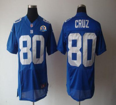 Jerseys Factory Cheap Nike Giants #80 Victor Cruz Royal Blue Tea