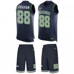 Jerseys Factory Cheap Nike Seahawks #88 Jimmy Graham Steel Blue
