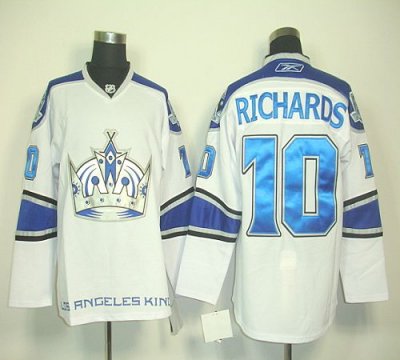 Jerseys Factory Cheap Kings #10 Mike Richards White Third Embroi