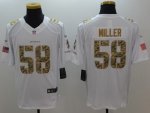 Jerseys Factory Cheap Nike Broncos #58 Von Miller White Men's St