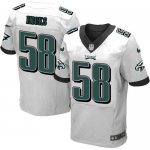Jerseys Factory Cheap Nike Eagles #58 Jordan Hicks White Men's S