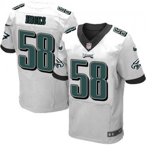 Jerseys Factory Cheap Nike Eagles #58 Jordan Hicks White Men's S