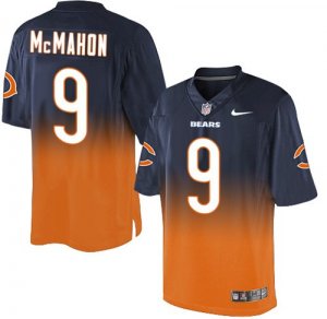 Jerseys Factory Cheap Nike Bears #9 Jim McMahon Navy Blue/Orange