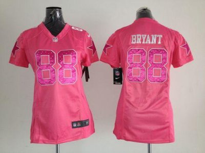 Jerseys Factory Cheap Nike Cowboys #88 Dez Bryant Pink Sweethear