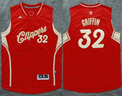 Jerseys Factory Cheap Clippers #32 Blake Griffin Red 2015-2016 C
