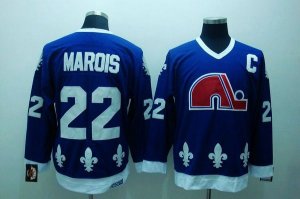 Jerseys Factory Cheap Nordiques #22 Mario Marois Embroidered CCM