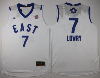 Jerseys Factory Cheap Raptors #7 Kyle Lowry White 2016 All Star