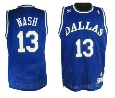 Jerseys Factory Cheap Mavericks #13 Steve Nash Blue Stitched NBA