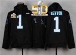 Jerseys Factory Cheap Carolina Panthers #1 Cam Newton Super Bowl