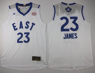Jerseys Factory Cheap Cavaliers #23 LeBron James White 2016 All