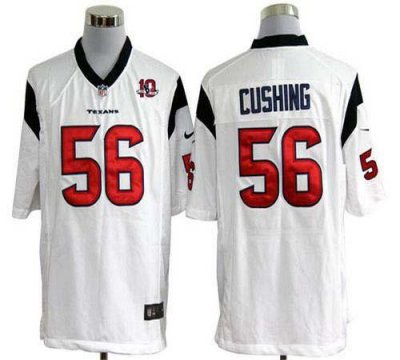 Jerseys Factory Cheap Nike Texans #56 Brian Cushing White With 1