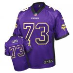 Jerseys Factory Cheap Nike Vikings #73 Sharrif Floyd Purple Team