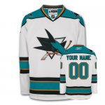 Jerseys Factory Cheap Sharks Personalized Authentic White NHL Je
