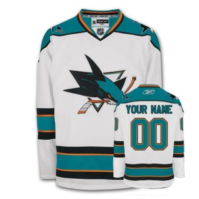 Jerseys Factory Cheap Sharks Personalized Authentic White NHL Je