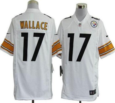 Jerseys Factory Cheap Nike Steelers #17 Mike Wallace White Men's